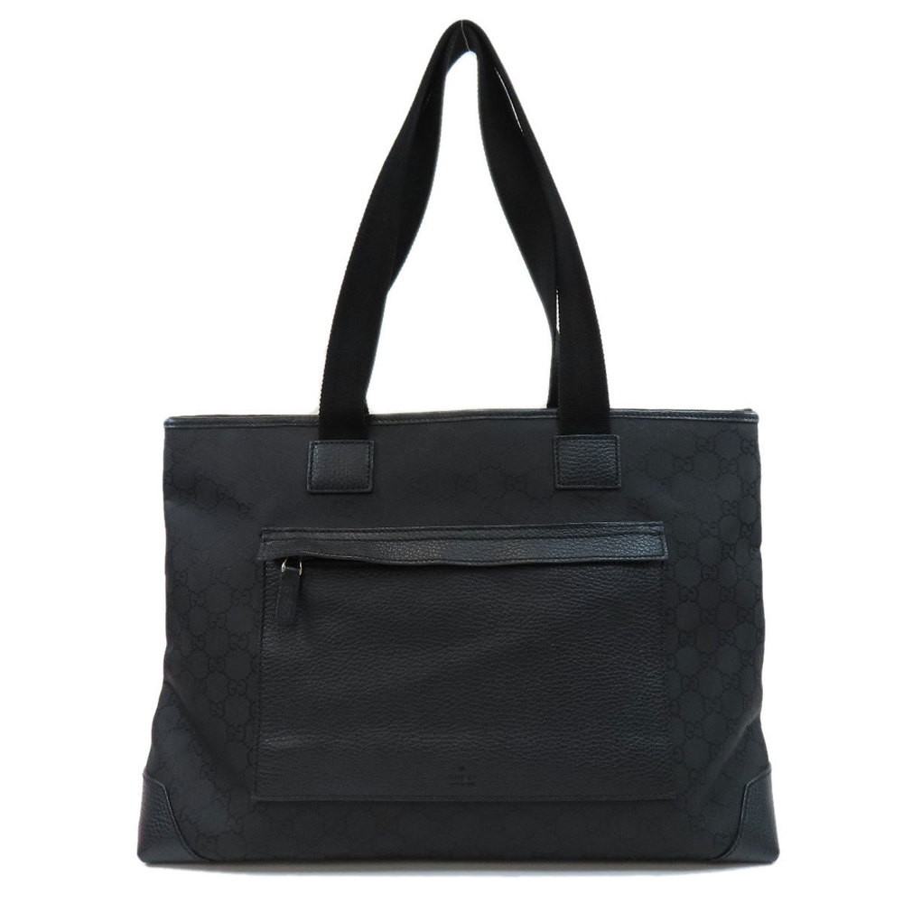 Gucci GG Outlet Tote Bag Canvas Black